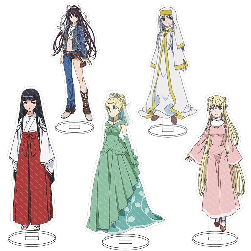 Anime Merchandise - 16 センチメートルアニメアクリルスタンドとある魔術の禁書目録神代トウマインデックス御坂美琴アクセルコスフィギュア装飾品ギフト
