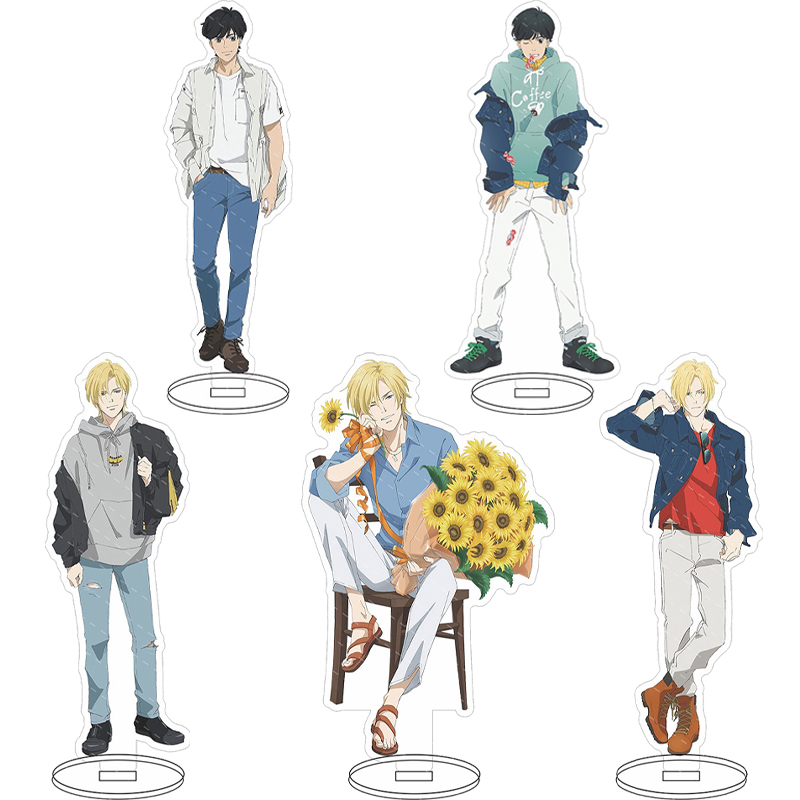 Anime Merchandise - 16CMアニメアクリルフィギュア バナナフィッシュ アッシュ・リンクス アスラン・ジェイド・カレンリース ‌ 奥村英二