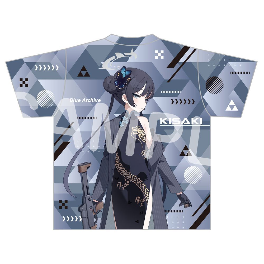 Anime Merchandise Online - ブルーアーカイブ龍宮キサキグラフィック Tシャツアニメプリント女性半袖 Tシャツ新しい夏カジュアルトップスストリートウェア