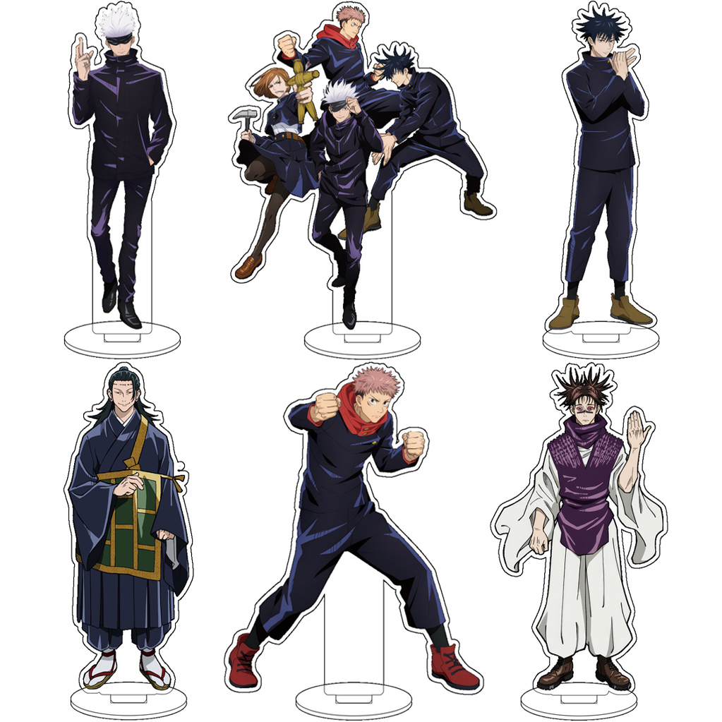 Anime Merchandise - 16 センチメートルアニメ呪術廻戦五条悟いたどりいゆうじ伏黒恵禅音マキコスアクリルフィギュアスタンド装飾品クリスマスギフト