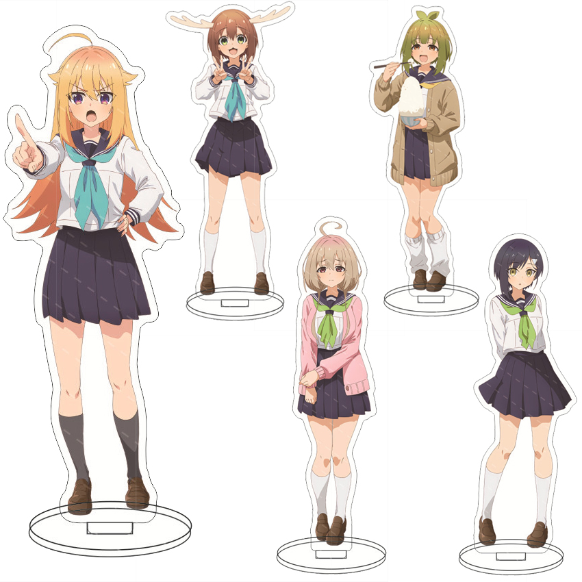 Anime Merchandise - 16 センチメートルアニメアクリルスタンド私の鹿の友達ノコタンシカノコノココシトラココシアンコバシャメミームコスフィギュア装飾品ギフト