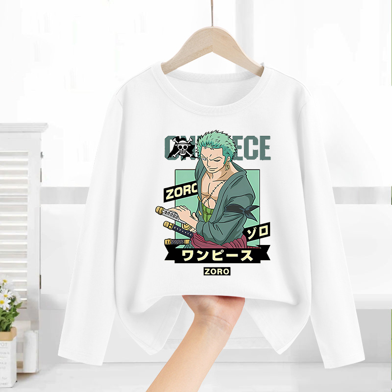ワンピース長袖アニメプリントトップスベースレイヤーシャツ少年 - Anime Merchandise Online のレビューと価格