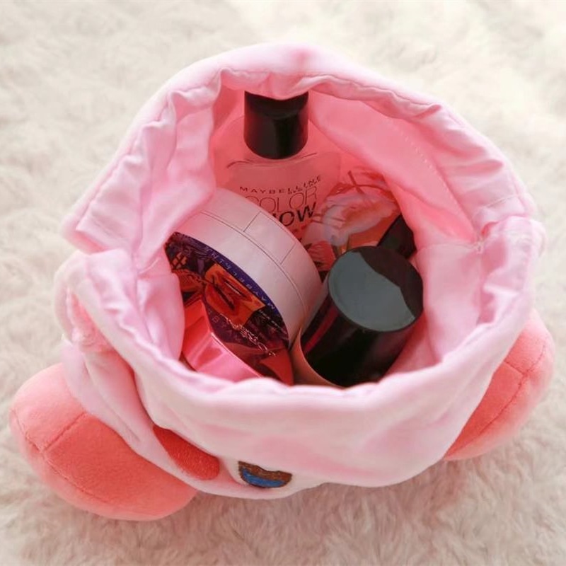 カービィの収納袋女性漫画アニメフィギュア化粧バッグかわいいバ - Anime Merchandise Bag のレビューと価格