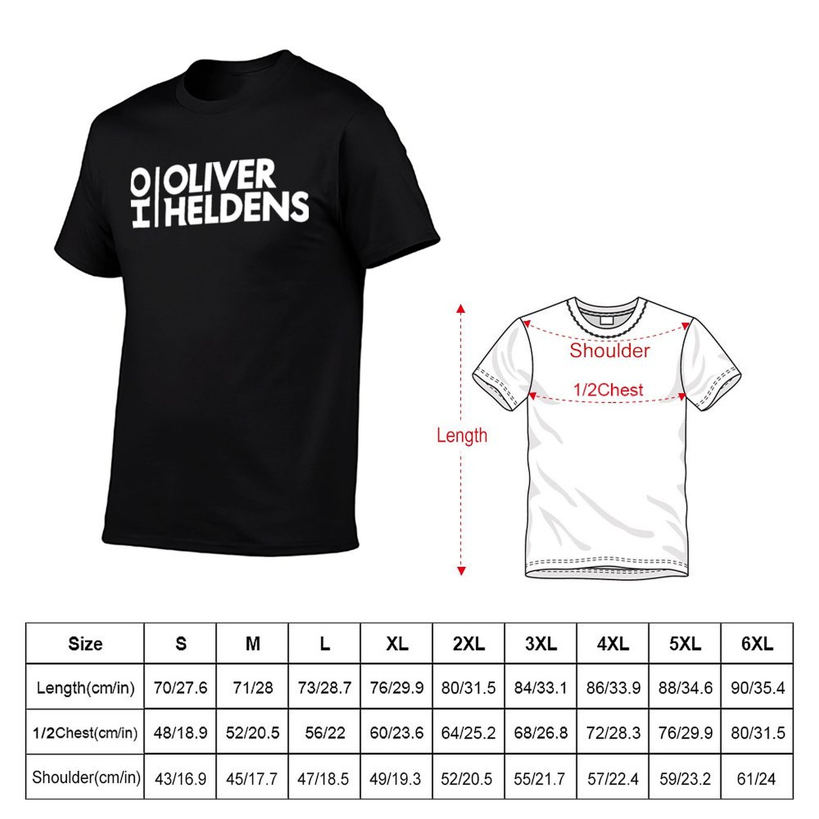 オリバー・ヘルデンズのロゴ商品 Tシャツ プリント入り Tシ - Anime Merchandise Logo のレビューと価格