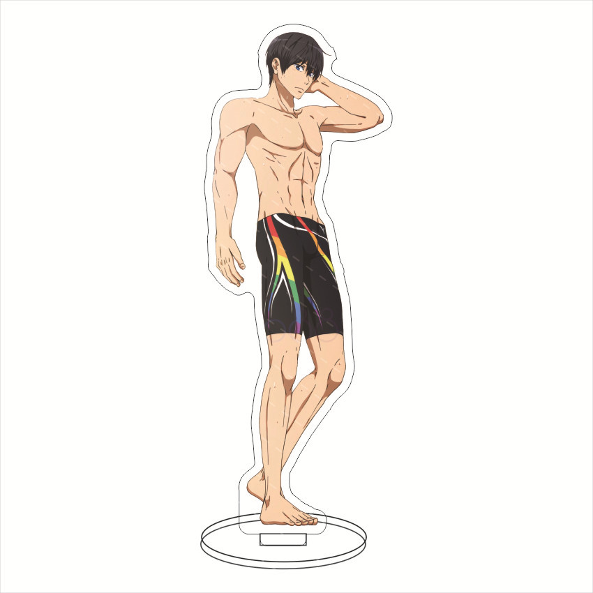 16CMアニメアクリルフィギュア無料！ 七瀬はるか 松岡凛  - Anime Merchandise のレビューと価格