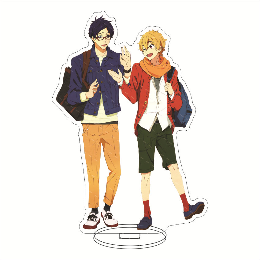 16CMアニメアクリルフィギュア無料！ 七瀬はるか 松岡凛  - Anime Merchandise のレビューと価格