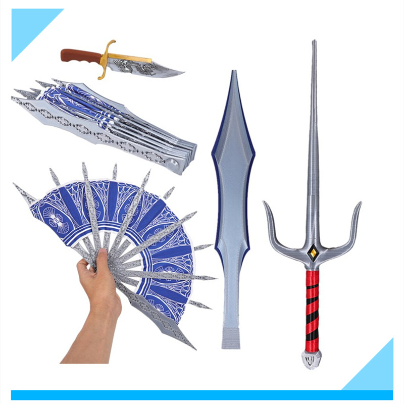 キタナコスプレファン扇子小道具ファンタジアカノミレナロールプ - Cosplay Prop Sword のレビューと価格