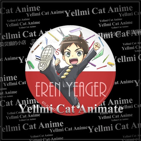 進撃の巨人 中学校バッジ アニメアクセサリー ピンバッグチャ - Anime Merchandise Bag のレビューと価格