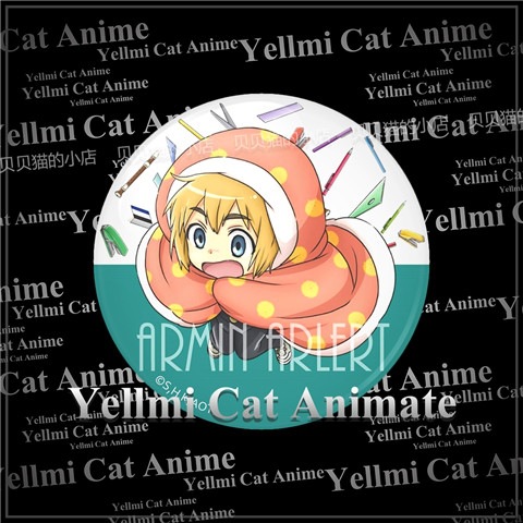 進撃の巨人 中学校バッジ アニメアクセサリー ピンバッグチャ - Anime Merchandise Bag のレビューと価格