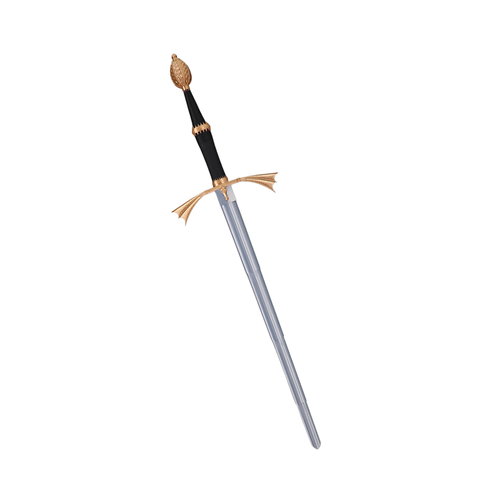 デーモンコスプレ格納式シルバープラスチックナイフ飾りドラゴン - Cosplay Prop Sword のレビューと価格