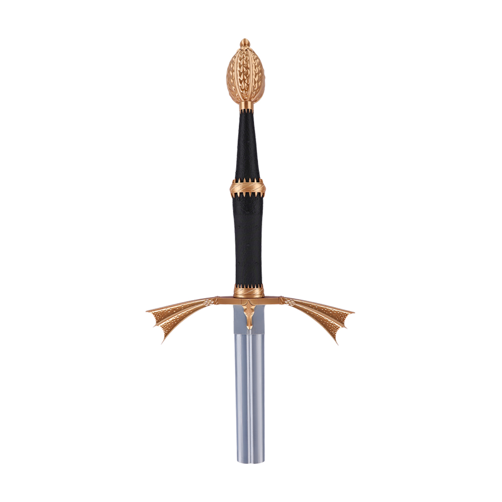 デーモンコスプレ格納式シルバープラスチックナイフ飾りドラゴン - Cosplay Prop Sword のレビューと価格