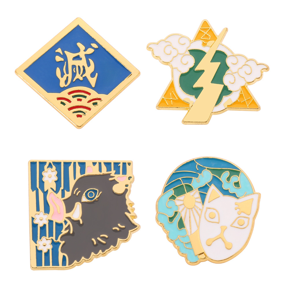 1 個アニメ商品ピンバッジかわいい漫画デザインメタルバッジ伊 - Anime Merchandise Logo のレビューと価格