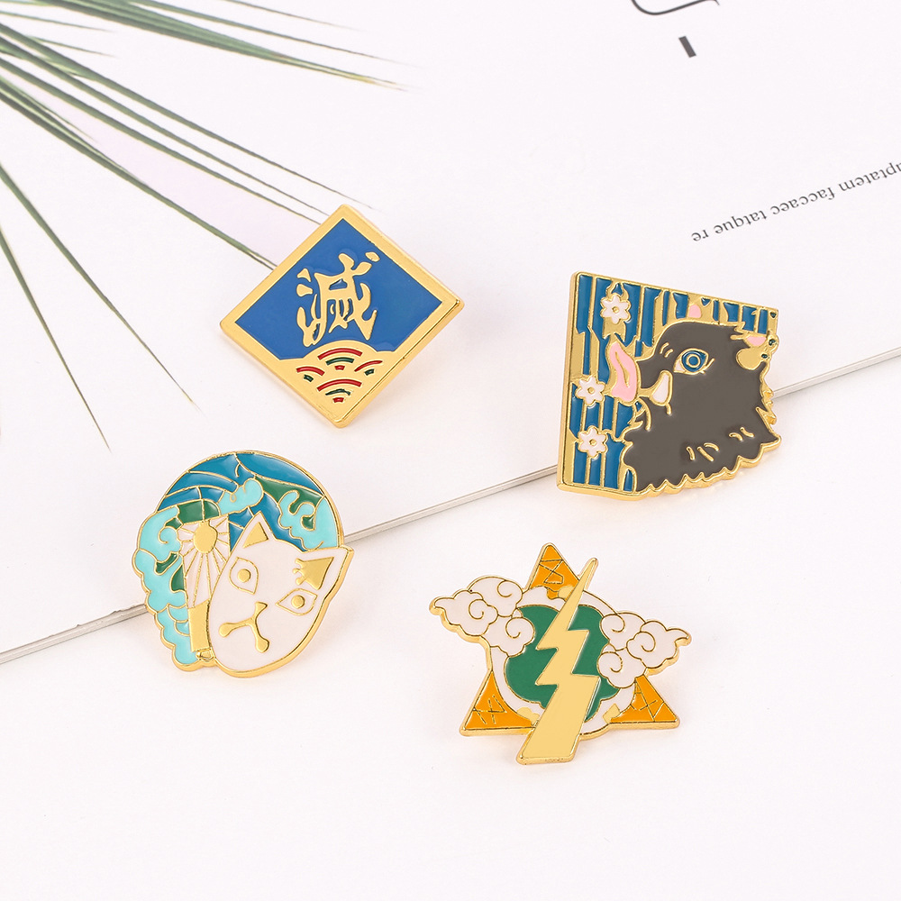 1 個アニメ商品ピンバッジかわいい漫画デザインメタルバッジ伊 - Anime Merchandise Logo のレビューと価格