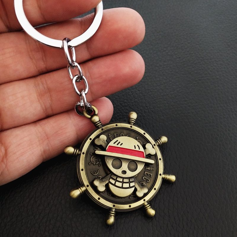 ワンピースアニメキャラクターグッズ ルフィロゴ回転式合金キー - Anime Merchandise Logo のレビューと価格