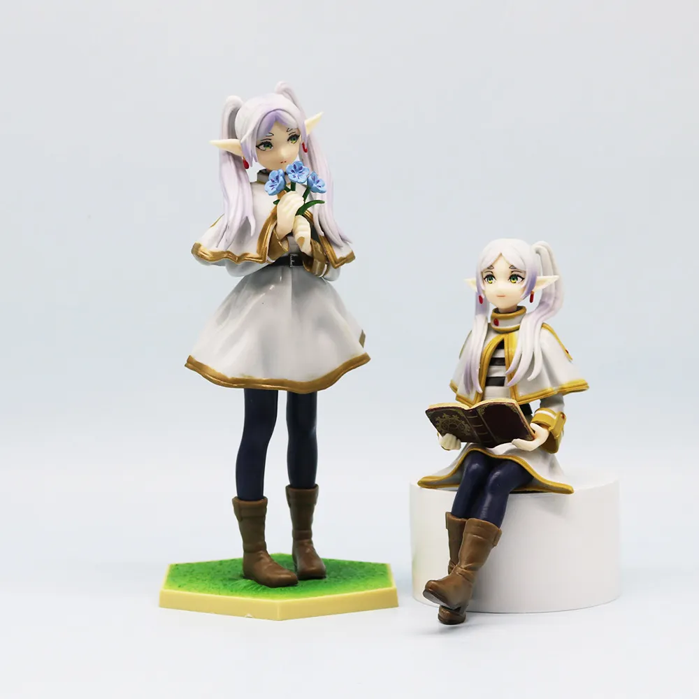 19cm 花を持つソウソウ・ノ・フリーエン アニメフィギュア - Frieren Anime Merchandise のレビューと価格