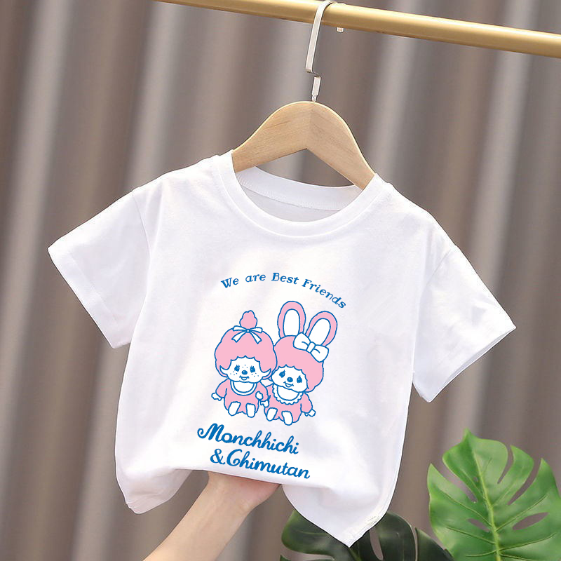 モンチッチキッズ Tシャツアニメフィギュア少年少女トップス  - Anime Merchandise Online のレビューと価格