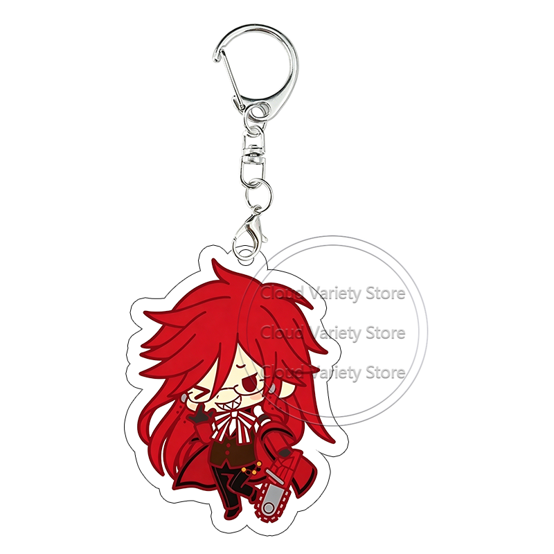 黒執事アクリルキーホルダーグレル・サトクリフシエルキーリング - Anime Merchandise Bag のレビューと価格