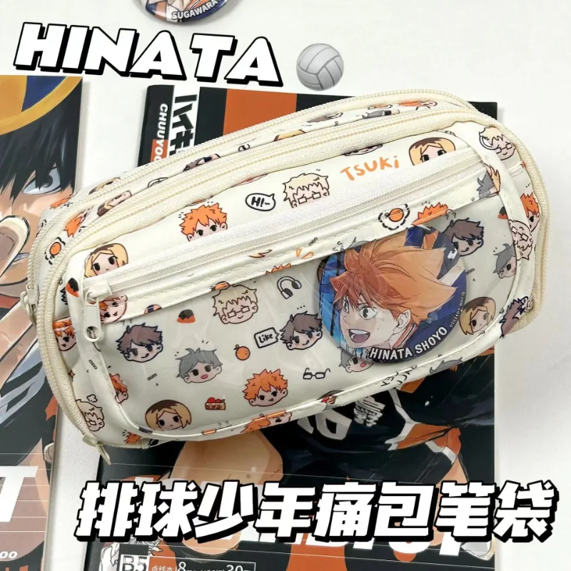 アニメ ハイキュー!! 痛絵柄のかわいいペンケース、漫画風文 - Anime Merchandise Bag のレビューと価格